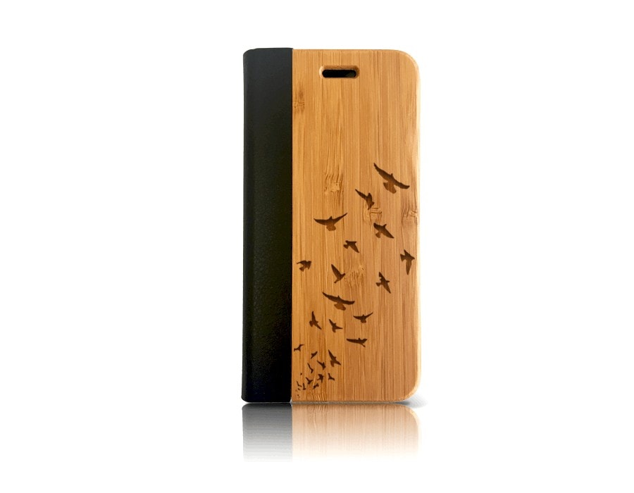 Étui à rabat OISEAUX pour iPhone 7 Plus / 8 Plus